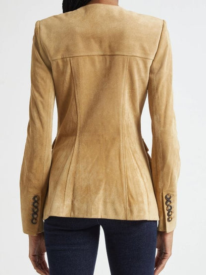 Big Mistakes S01 Elizabeth Perkins Suede Jacket