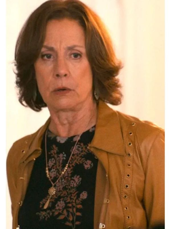 Big Mistakes S01 Laurie Metcalf Brown Leather Jacket