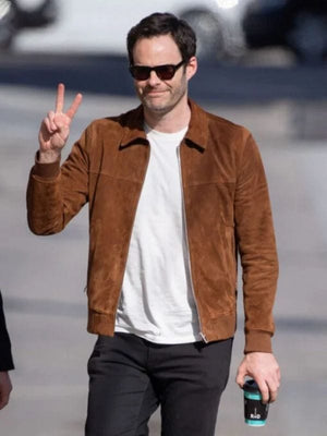 Bill Hader Brown Suede Jacket