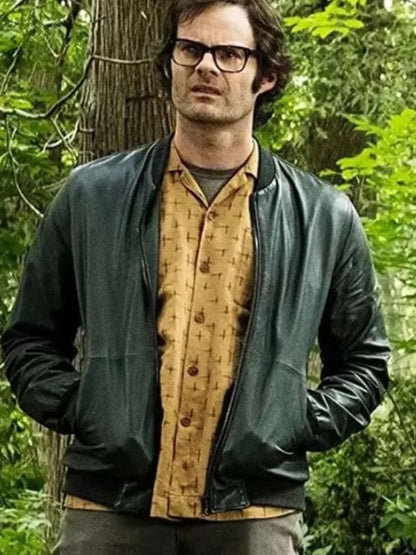 Bill Hader It Chapter Two Leather Jacket Black