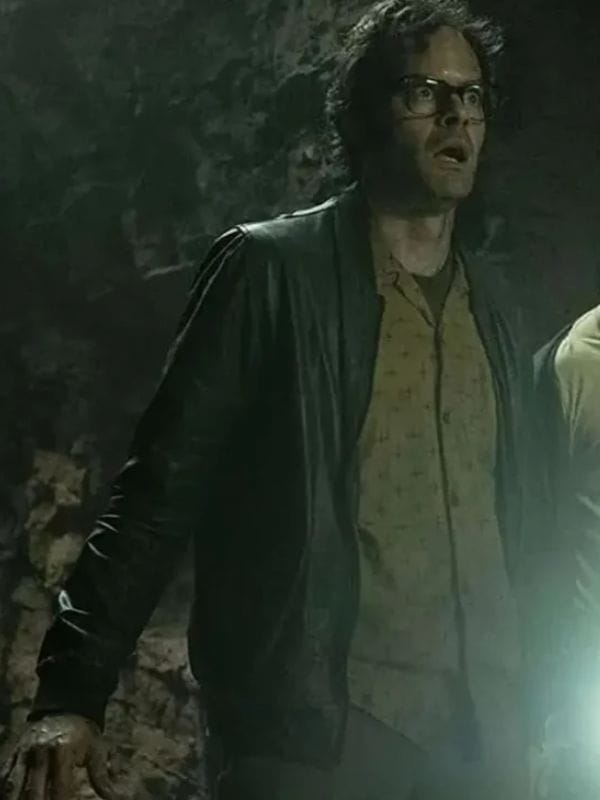 Bill Hader It Chapter Two Leather Jacket Black