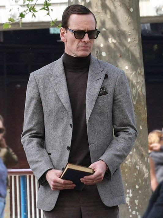 Black Bag Michael Fassbender Grey Blazer