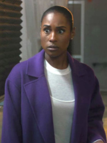 Black Mirror S07 Issa Rae Purple Coat Black Mirror S07 Issa Rae Purple Coat