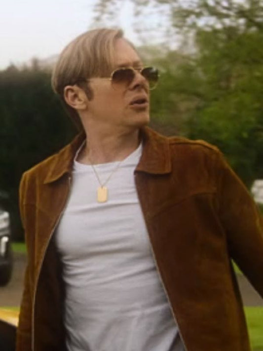 Black Mirror S07 Jimmi Simpson Suede Leather Jacket