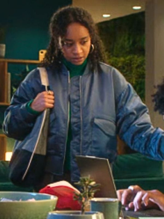 Black Mirror S07 Maria Bomber Jacket Black Mirror S07 Maria Bomber Jacket