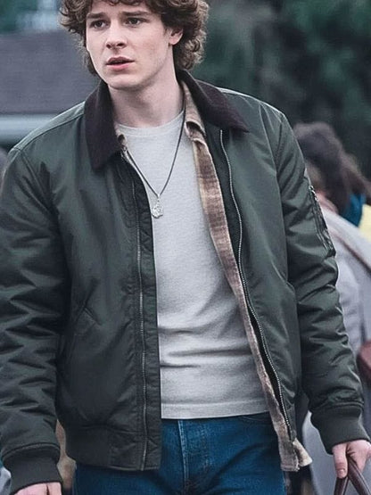 Black Phone 2 Mason Thames Bomber Jacket Green