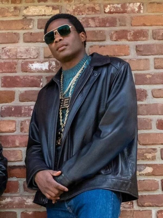 BMF Da'Vinchi Black Leather Jacket Terry Flenory BMF Da'Vinchi Black Leather Jacket