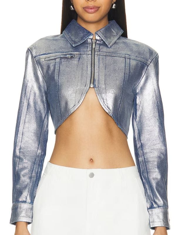 Bold and the Beautiful Electra Forrester Silver Jacket