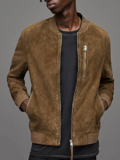 Bold and the Beautiful John Finnegan Brown Suede Jacket
