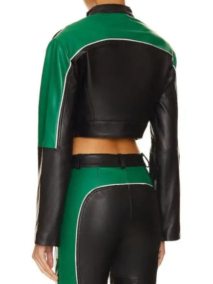 Bold and the Beautiful Luna Colorblock Leather Jacket