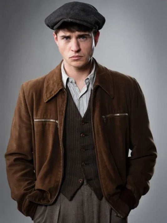 Bookish S01 Connor Finch Brown Jacket | TV-Inspired Outerwear for Men
