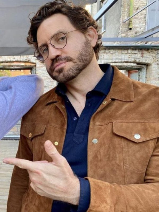 Atlas Borderlands Edgar Ramírez Brown Jacket