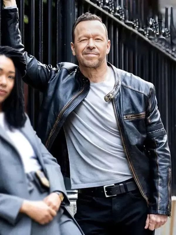 Boston Blue S01 Danny Reagan Leather Jacket Black