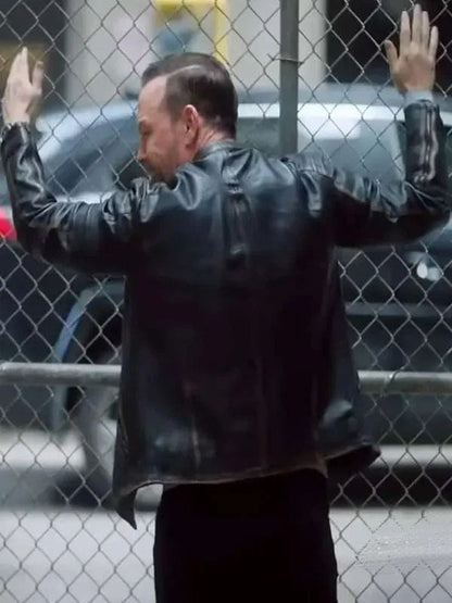 Boston Blue S01 Danny Reagan Leather Jacket Black