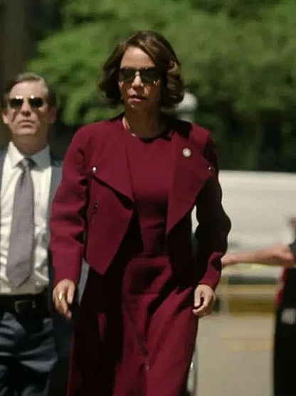 Boston Blue S01 Gloria Reuben Maroon Jacket