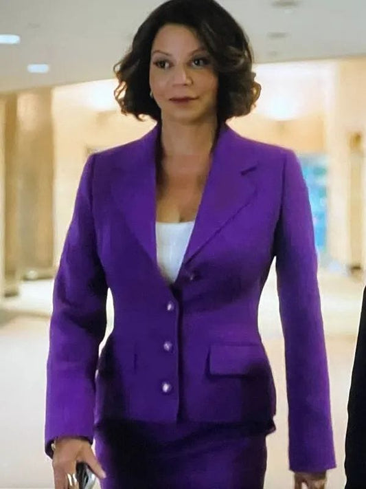 Boston Blue S01 Gloria Reuben Purple Blazer