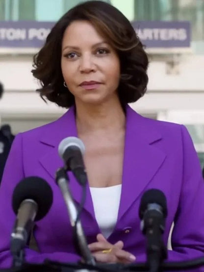 Boston Blue S01 Gloria Reuben Purple Blazer