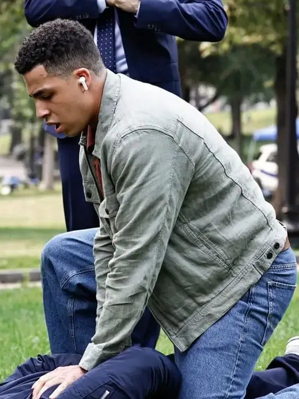 Boston Blue S01 Marcus Scribner Cotton Jacket Grey