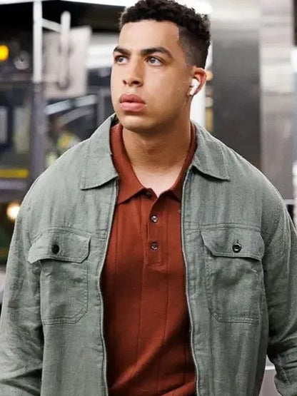 Boston Blue S01 Marcus Scribner Cotton Jacket Grey
