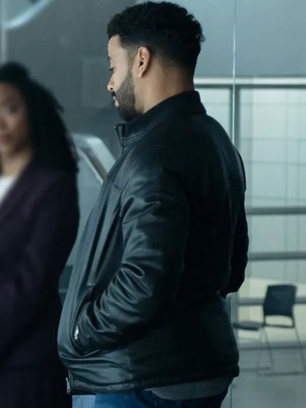 Boston Blue S01 Ryan Broussard Leather Jacket Black