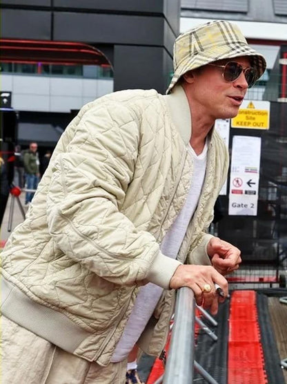Brad Pitt F1 2025 Quilted Jacket