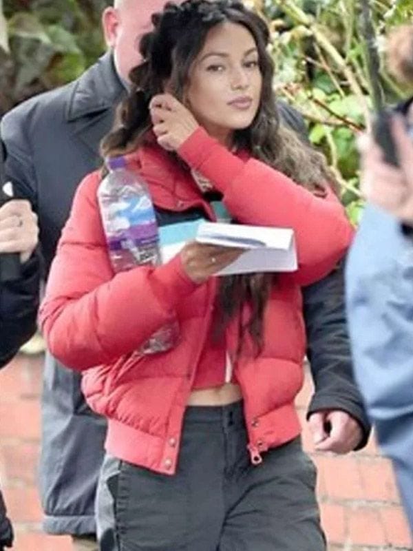 Brassic S05 Michelle Keegan Red Puffer Jacket