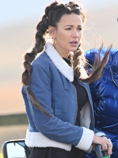 Brassic S06 Michelle Keegan Denim Jacket Blue