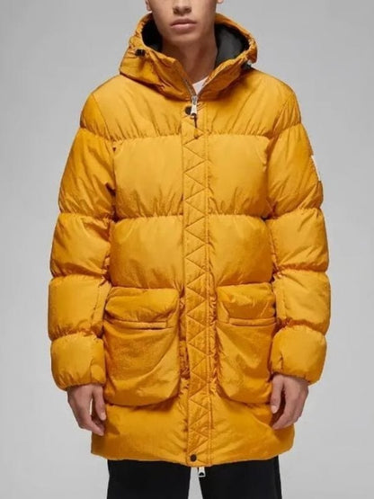 Brassic S06 Vinnie O'Neil Yellow Puffer Coat