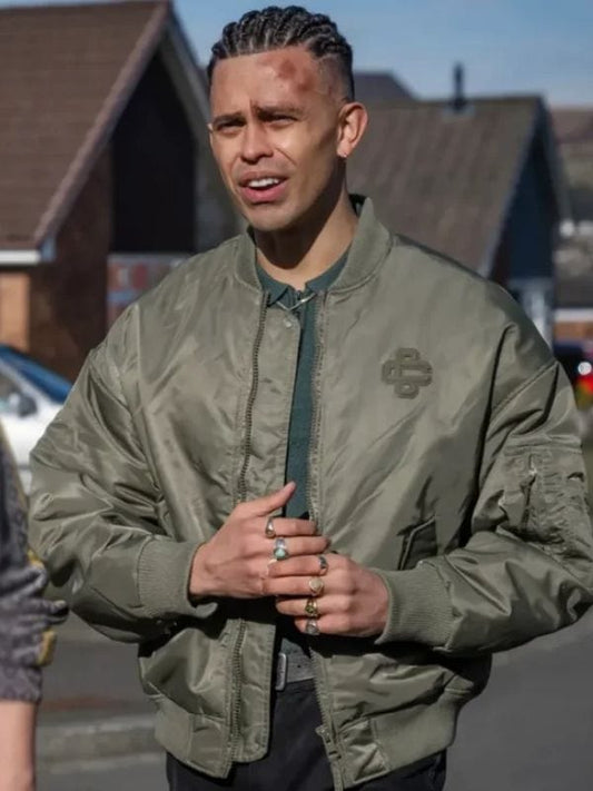 Brassic S07 Aaron Heffernan Green Jacket