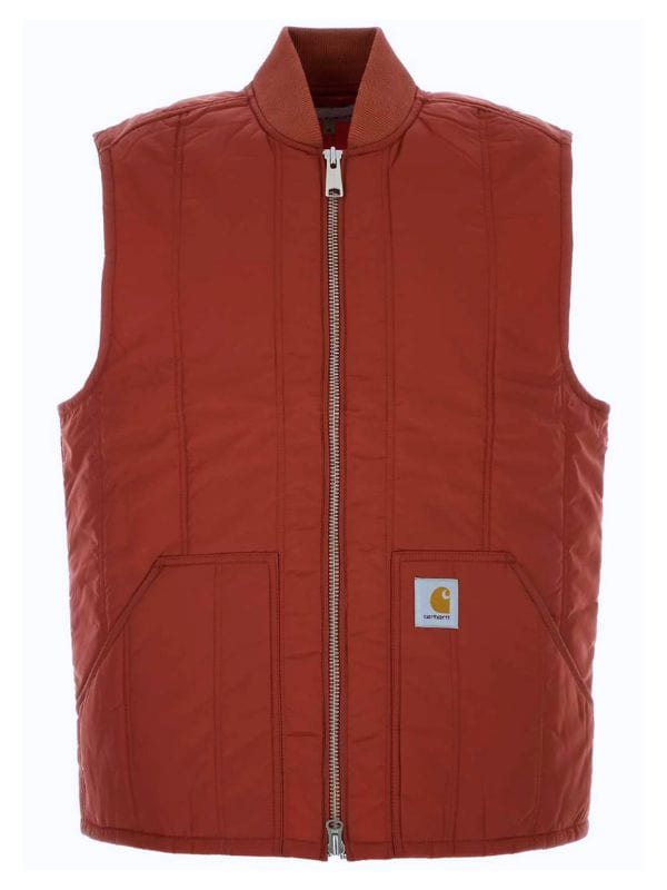 Brassic S07 Joe Gilgun Quilted Vest Red