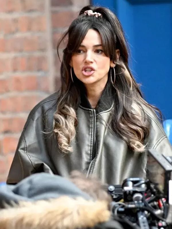 Brassic S07 Michelle Keegan Bomber Leather Jacket