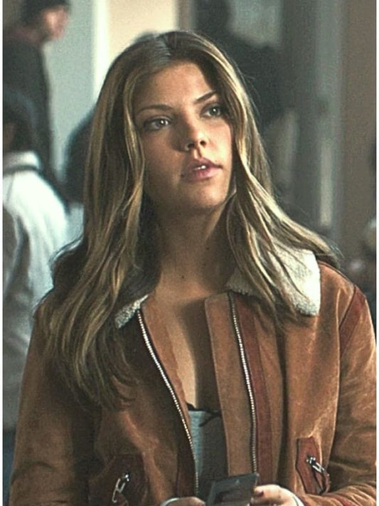 Bree Tell Me Lies S02 Shearling Suede Jacket