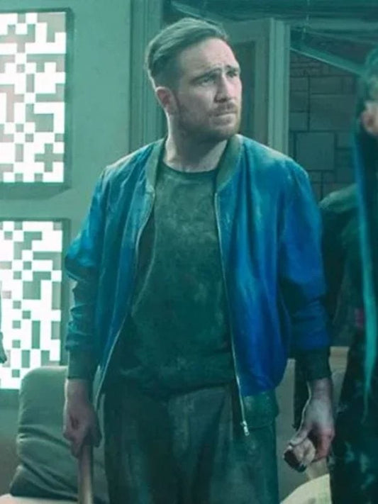 Brick 2025 Frederick Lau Bomber Jacket Blue