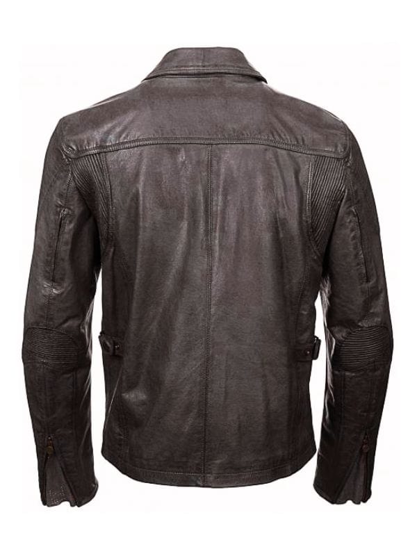 Brilliant Minds S01 Oliver Wolf Leather Jacket Black