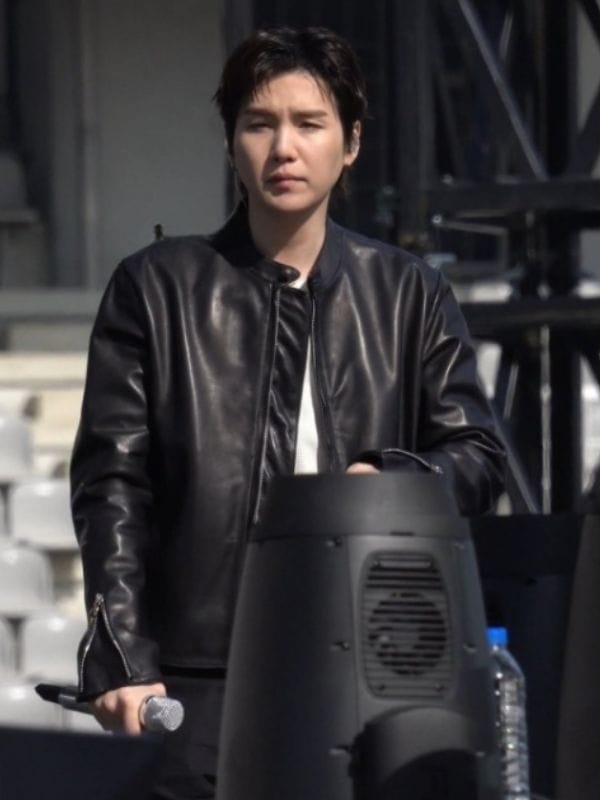 BTS ARIRANG Goyang Day 2 Soundcheck Suga Jacket