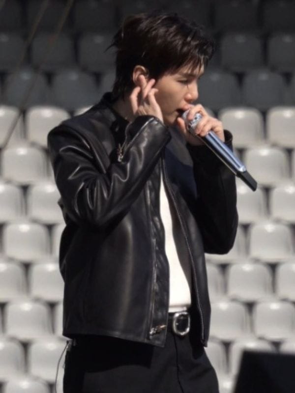 BTS ARIRANG Goyang Day 2 Soundcheck Suga Jacket