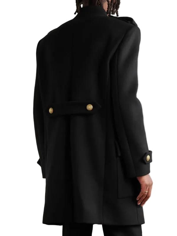 BTS Swim MV Jhope Military Coat Black