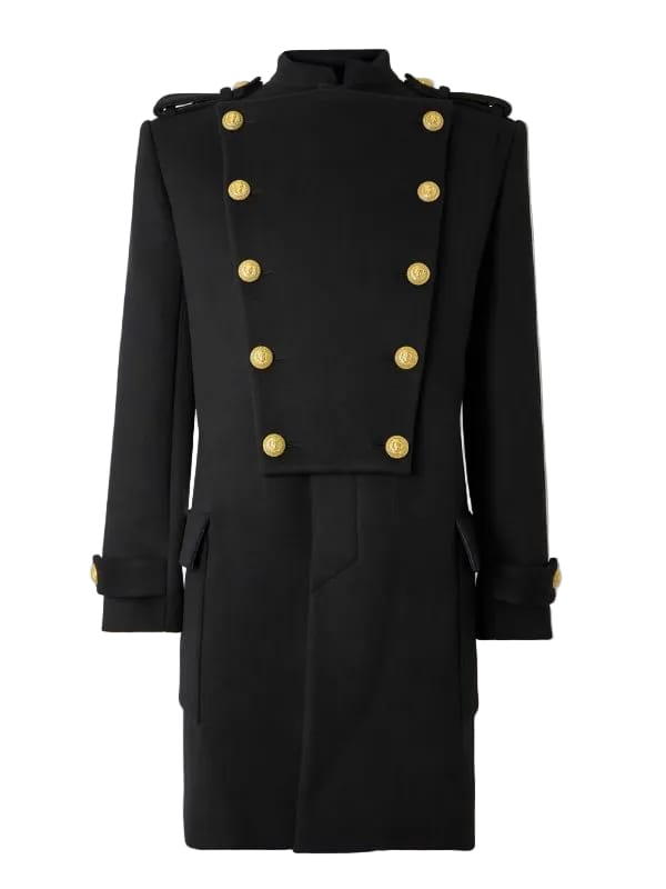 BTS Swim MV Jhope Military Coat Black