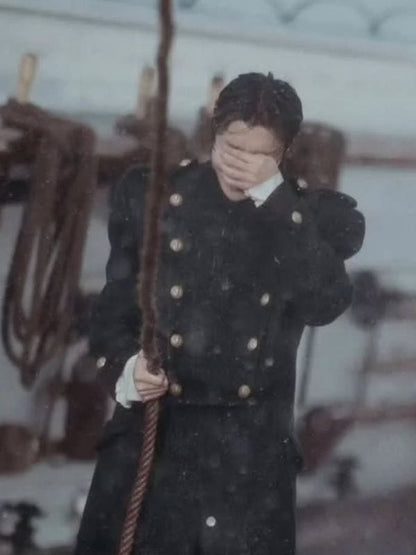 BTS Swim MV Jhope Military Coat Black