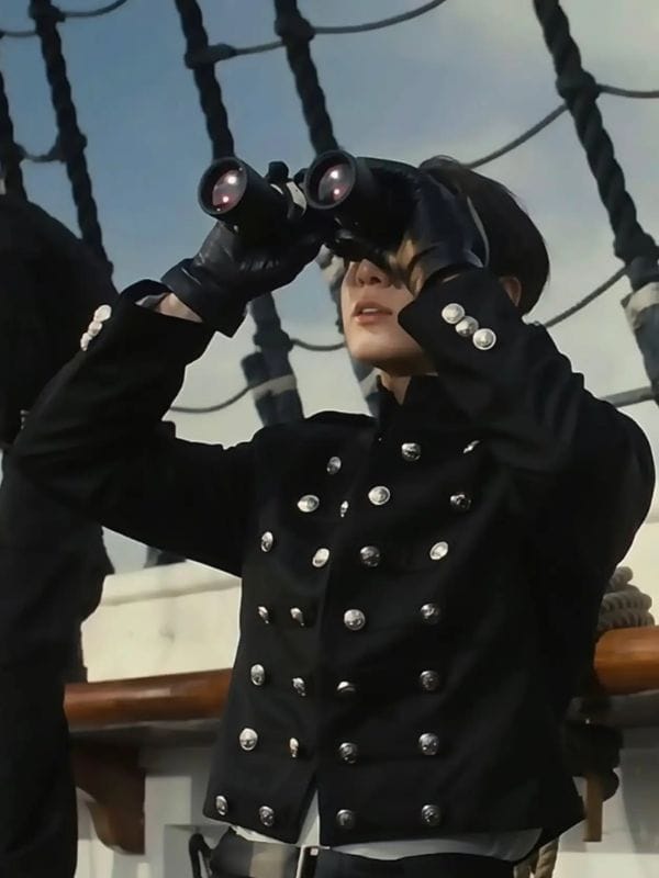 BTS Swim MV Jungkook Napoleon Jacket Black