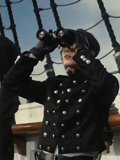 BTS Swim MV Jungkook Napoleon Jacket Black