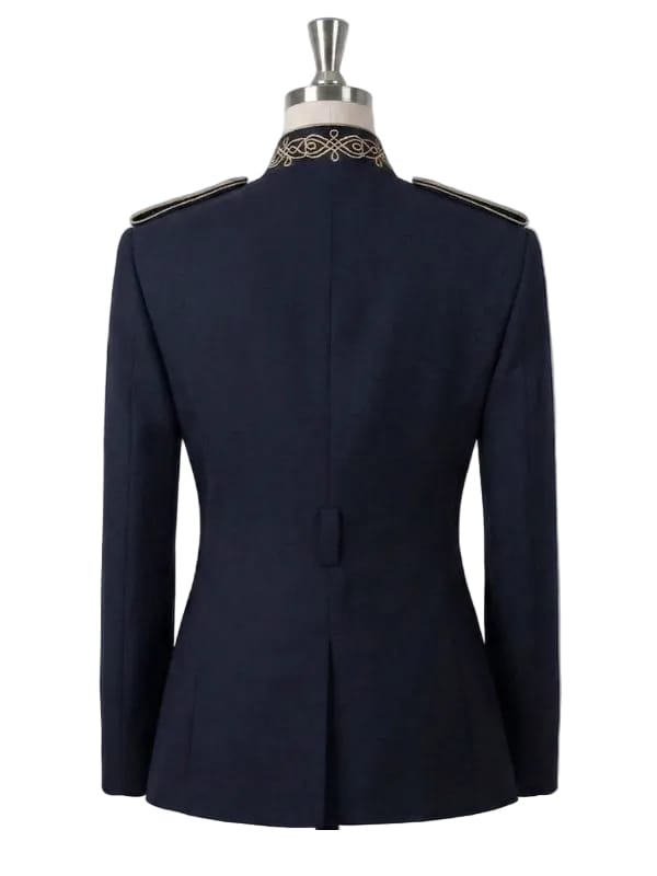 BTS Swim MV Taehyung Military Jacket Navy Blue
