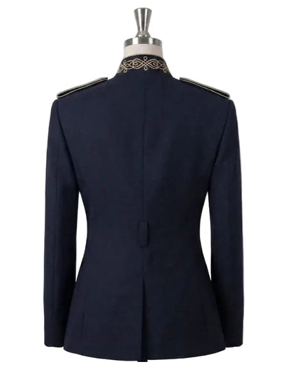 BTS Swim MV Taehyung Military Jacket Navy Blue