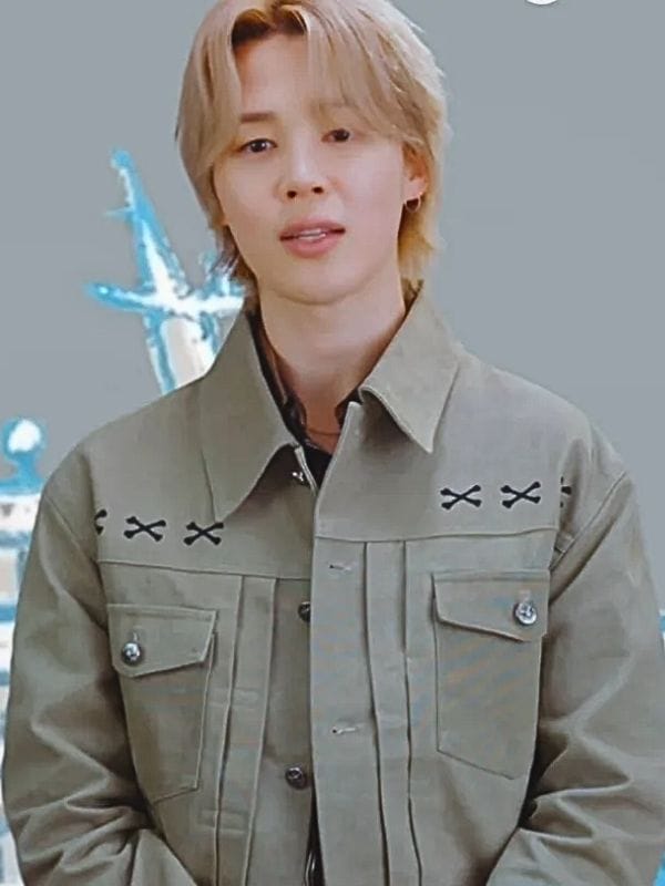 BTS SWIMSIDE Cruise Video Jimin Green Jacket