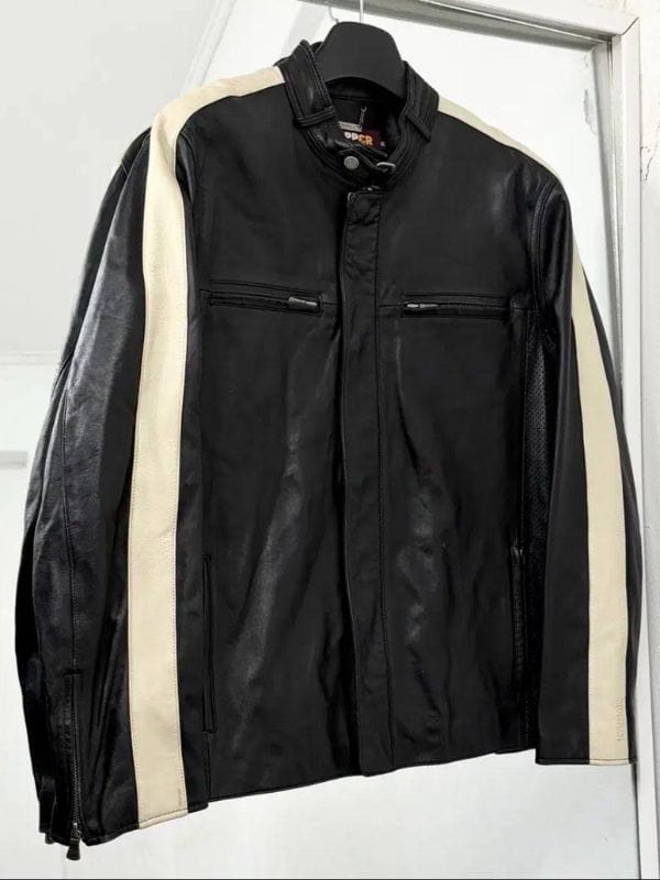 BTS Swimside Event Jimin Leather Jacket Black