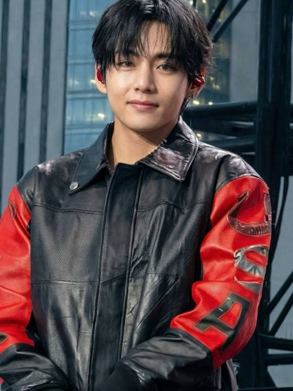 BTS Swimside Event Kim Taehyung USA Leather Jacket
