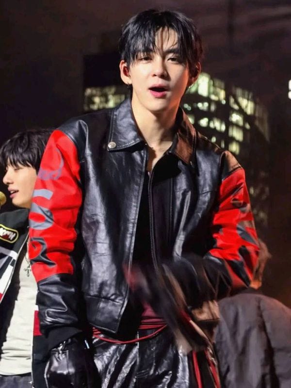 BTS Swimside Event Kim Taehyung USA Leather Jacket