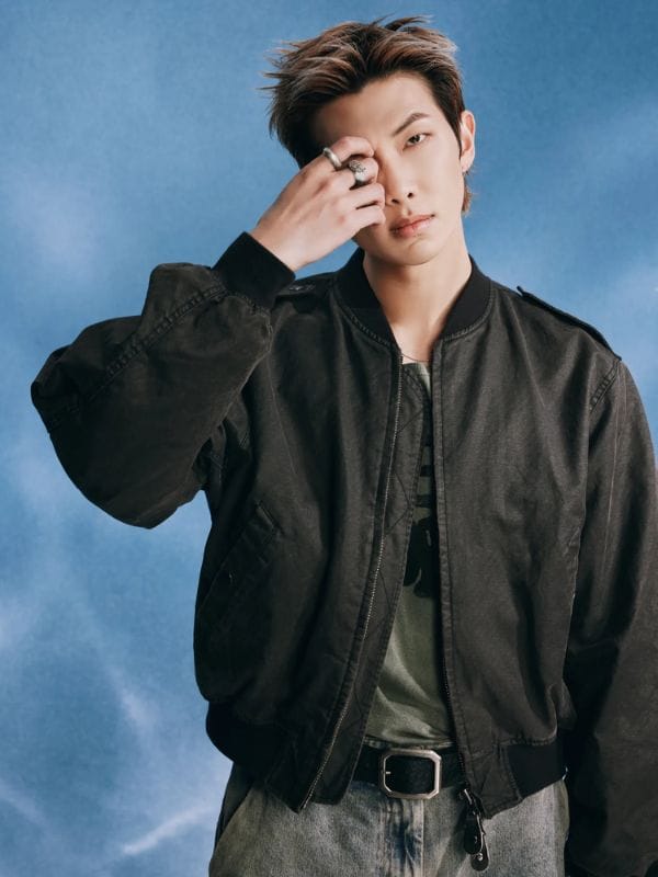 BTS Swimside Event Namjoon Bomber Jacket Black