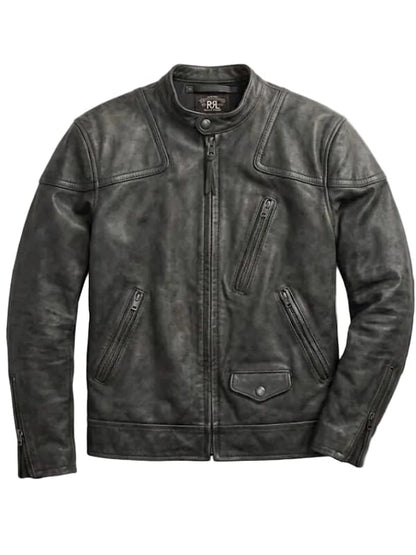 Agust D BTS Swimside Event Suga Leather Jacket Black
