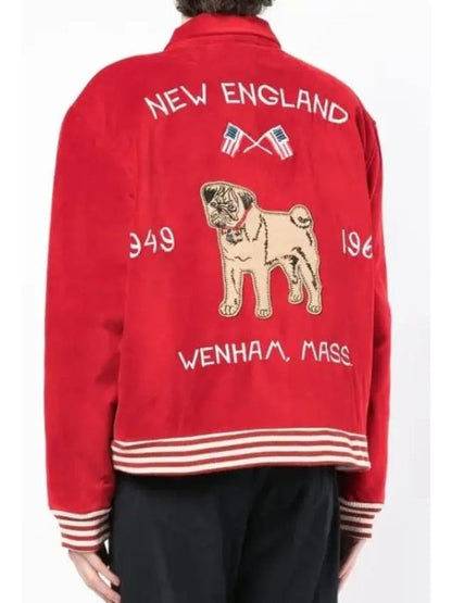 Taehyung BTS V Bode Wenham Souvenir Jacket Red